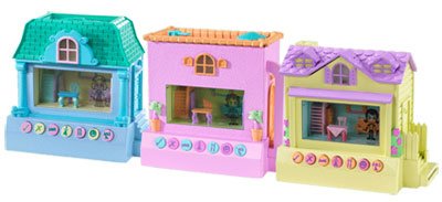 pixel girl house toy
